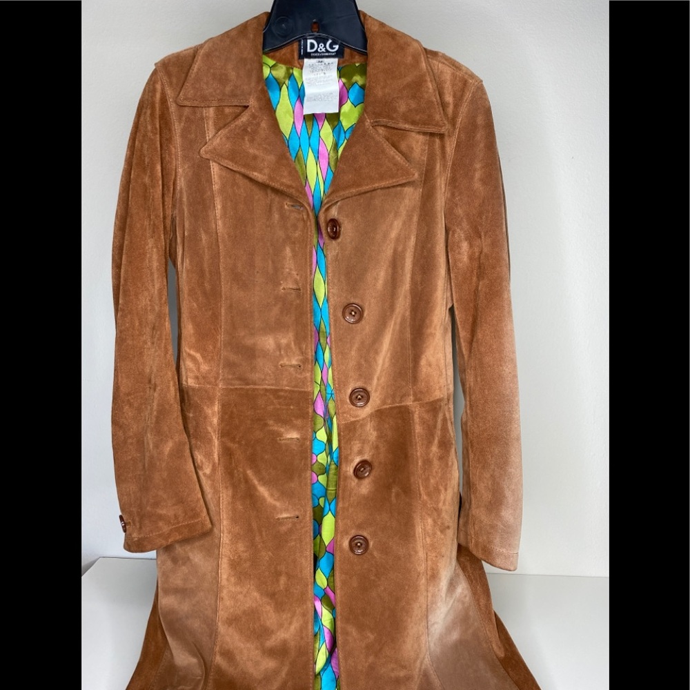 D&G suede trend coat